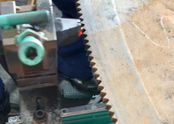 Friendly use working electrode saw blade tooth hardening machine
