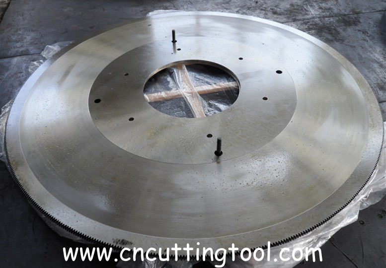 Hollow ground hot cutting circular saw blade for cutting hot rolled H beam