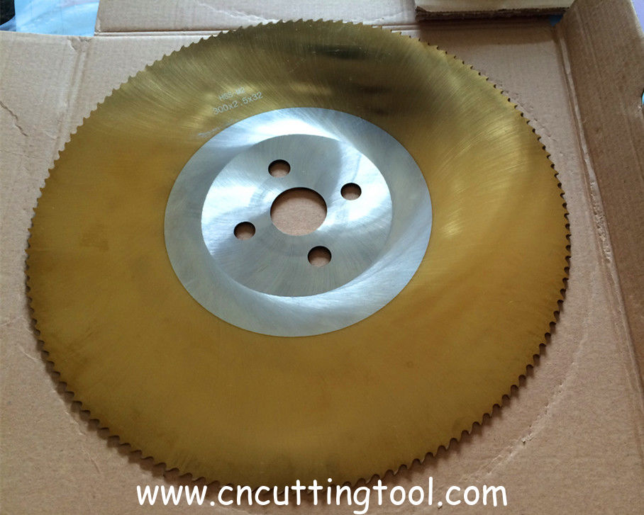 TiN coating HSS circular knife, saw blade for cold cutting of tube and pipe