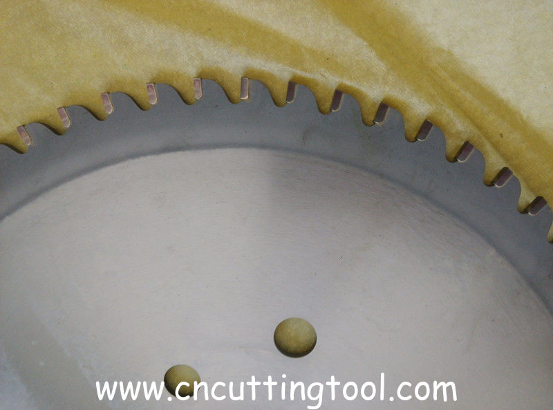 Quality circular cermet saw blade 285mm for cutting of stainless steel  and steel round bar