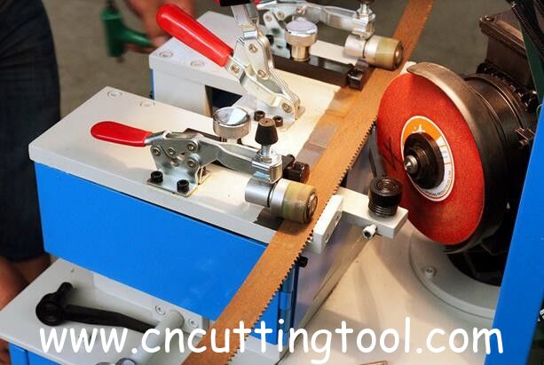 Bi-metal band saw blade  automatic saw tooth grinding and sharpening machine