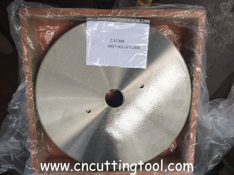 Cold cutting 80CrV2 steel 800mmx8.0mm parrot tooth circular friction saw blade