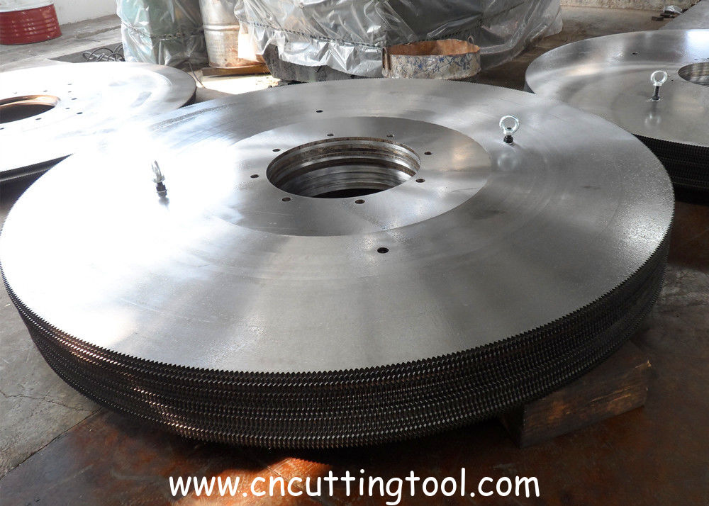 Manganese vanadium steel tappered hot cut saw blade for cutting hot rolled steel