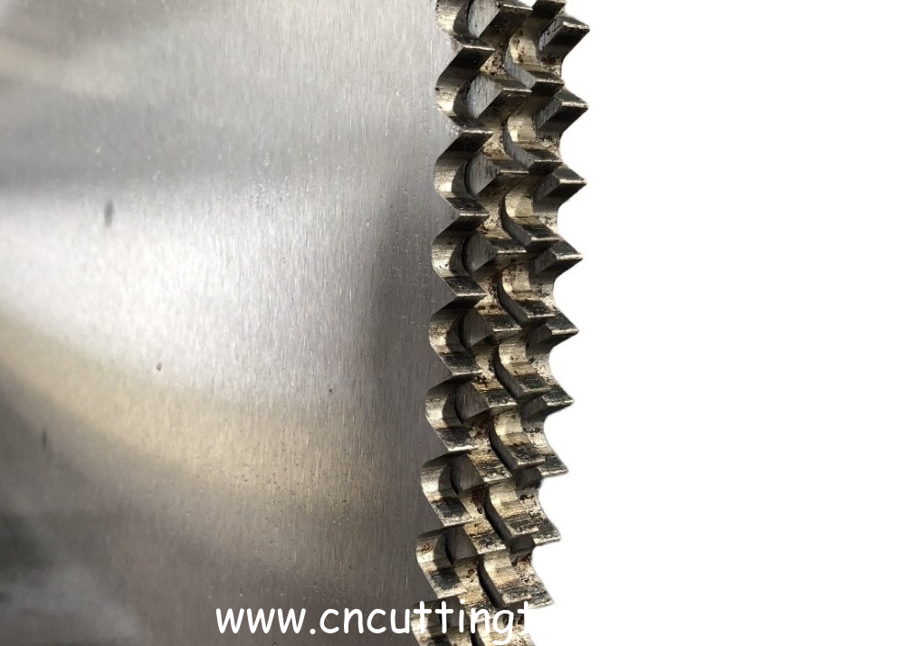 YF 45Mn Hot Cut Circular Saw Blade For Solid Steel Profile Steel Billet Cutting Hardened 50-60HRC