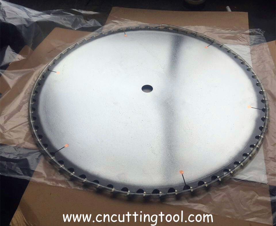 Circular TCT 710mm aluminum cutting tungsten carbide tipped saw blade