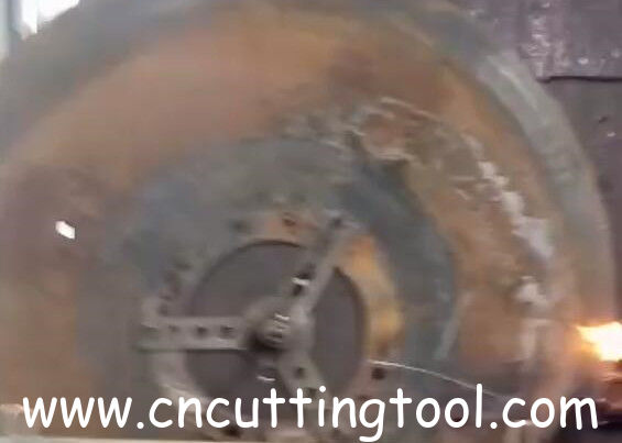 Automatic control flame hardening 1200-2500mm circular saw balde tooth tip hardness hardening machine