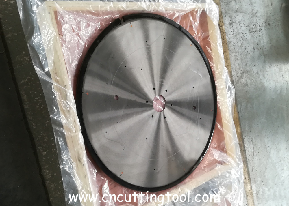 Aluminum Cutting TCT Saw Blade with 90Z Teeth Number 8CrV Body 43 Diameter 710mm