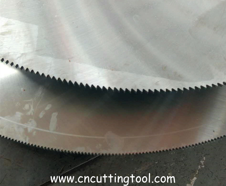 Precision 51Mn7 46Mn7 Circular Saw Blade for H Beam Tapered Design Cutting Above 750.C