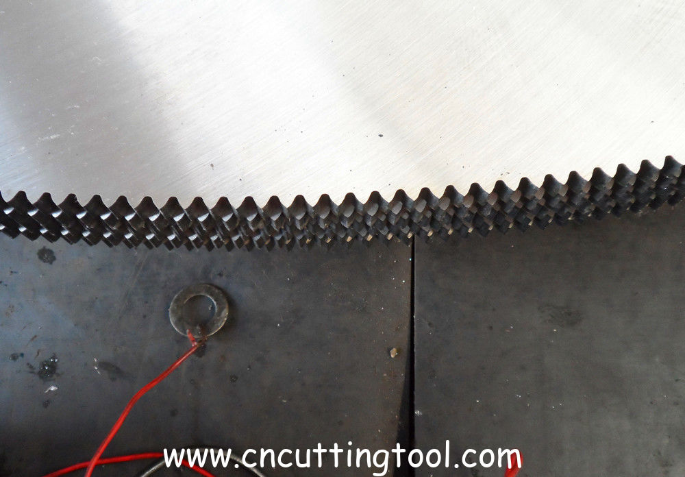 Special design double arc teeth profile alloy tool steel hot cut saw blade