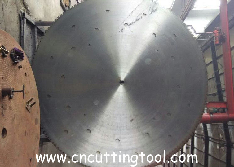 Mountain block cutting 75Cr1 steel circular diamond saw blank and steel core