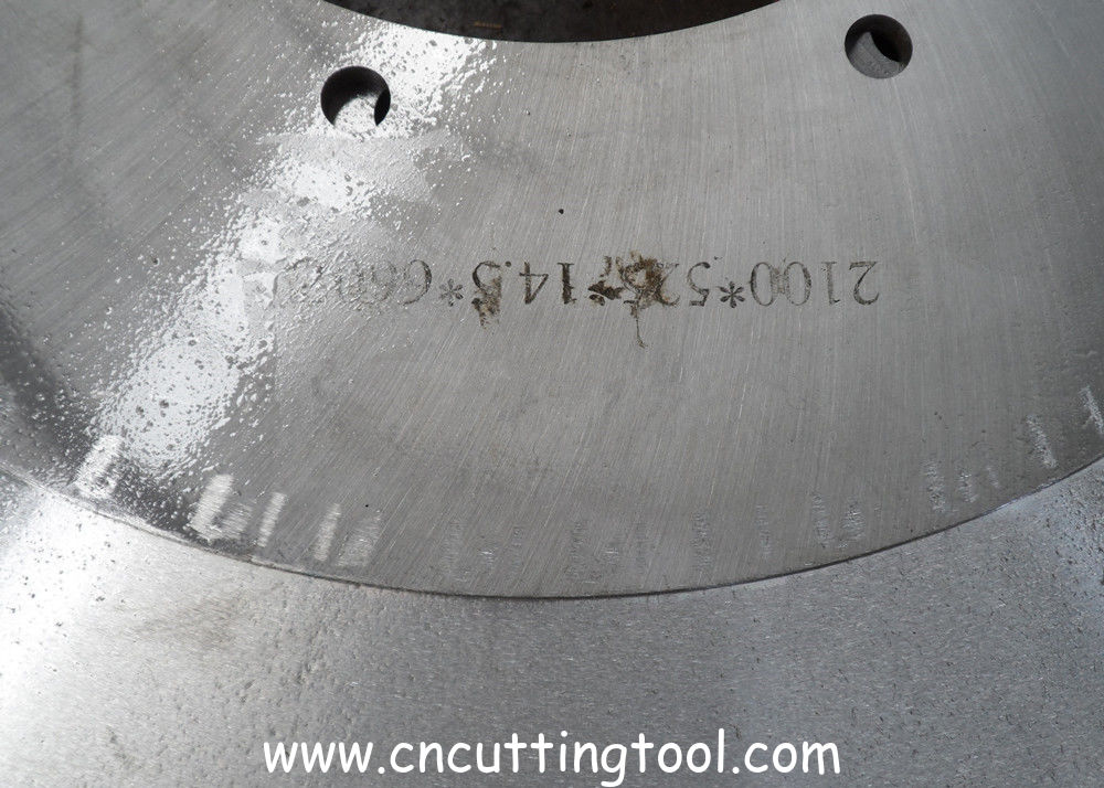Structure steel cold cut Dia 1800mm 45Mn2V material taper hub friction saw blade