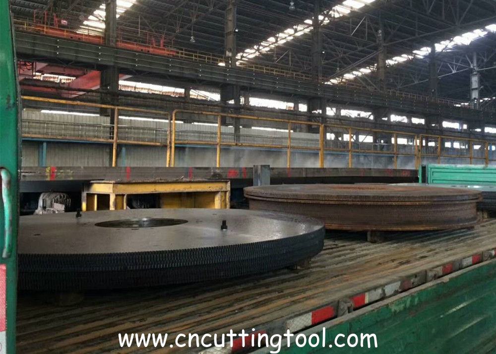 Tapered Hot Saw Blade for H Beam Round Bar Pipe Cutting 1600-2400mm Diameter 5-14mm