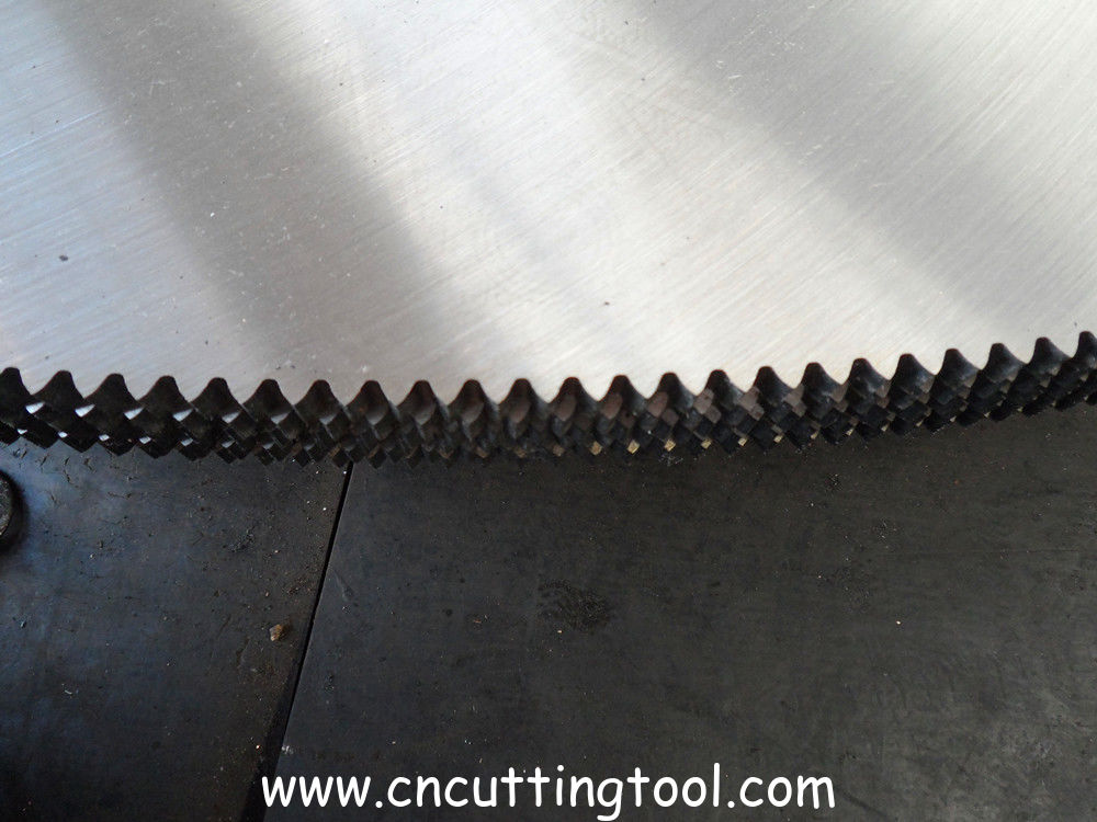 Hollow ground hot cut friction saw blade for cut hot rolled steel profile