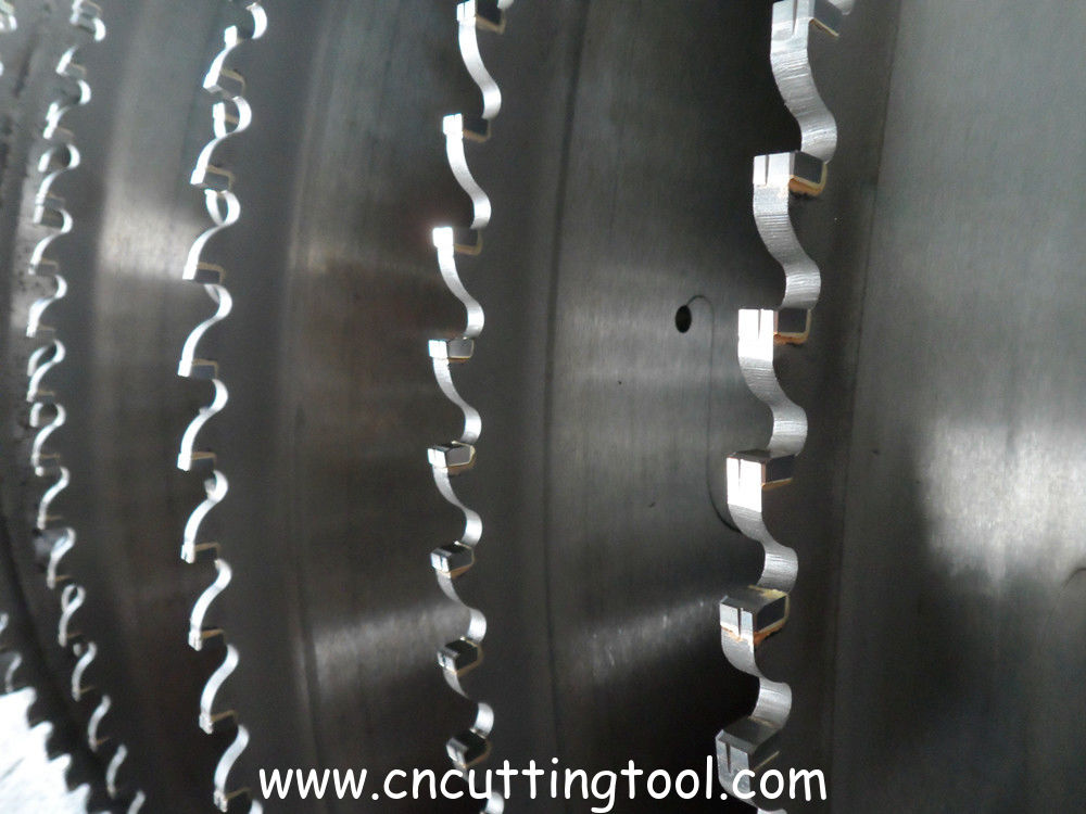 Steel cold cut tungsten carbide tips no coating circular saw blade