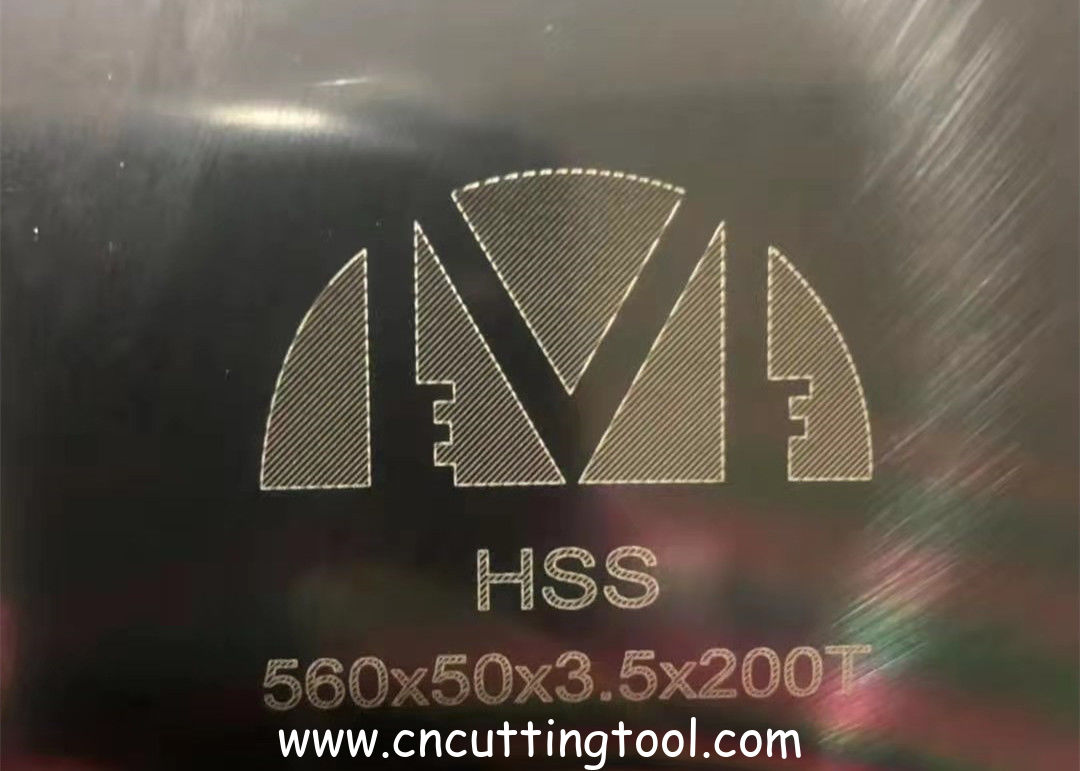 560*3.5 titanium nitride coating HSS circular saw blade for sawing machine tube cut
