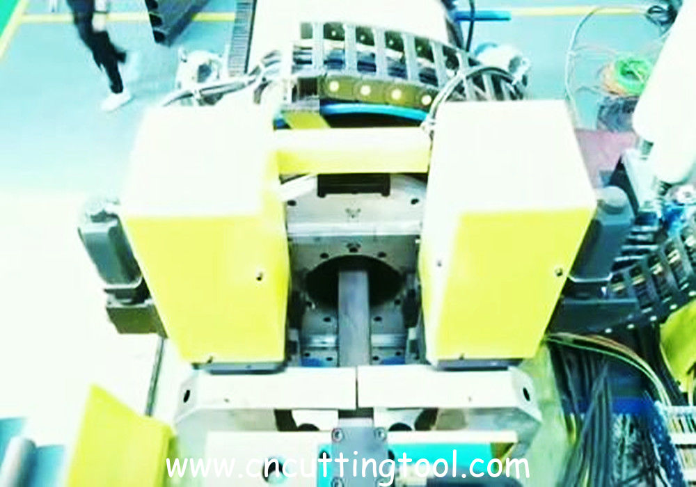 Double saw blade cold cutting milling saw for steel pipe and tube cut