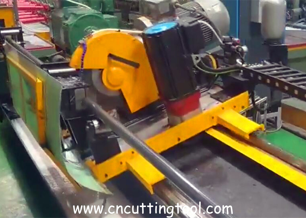 High speed cut cold flying saw servo motor control cold cut off machine