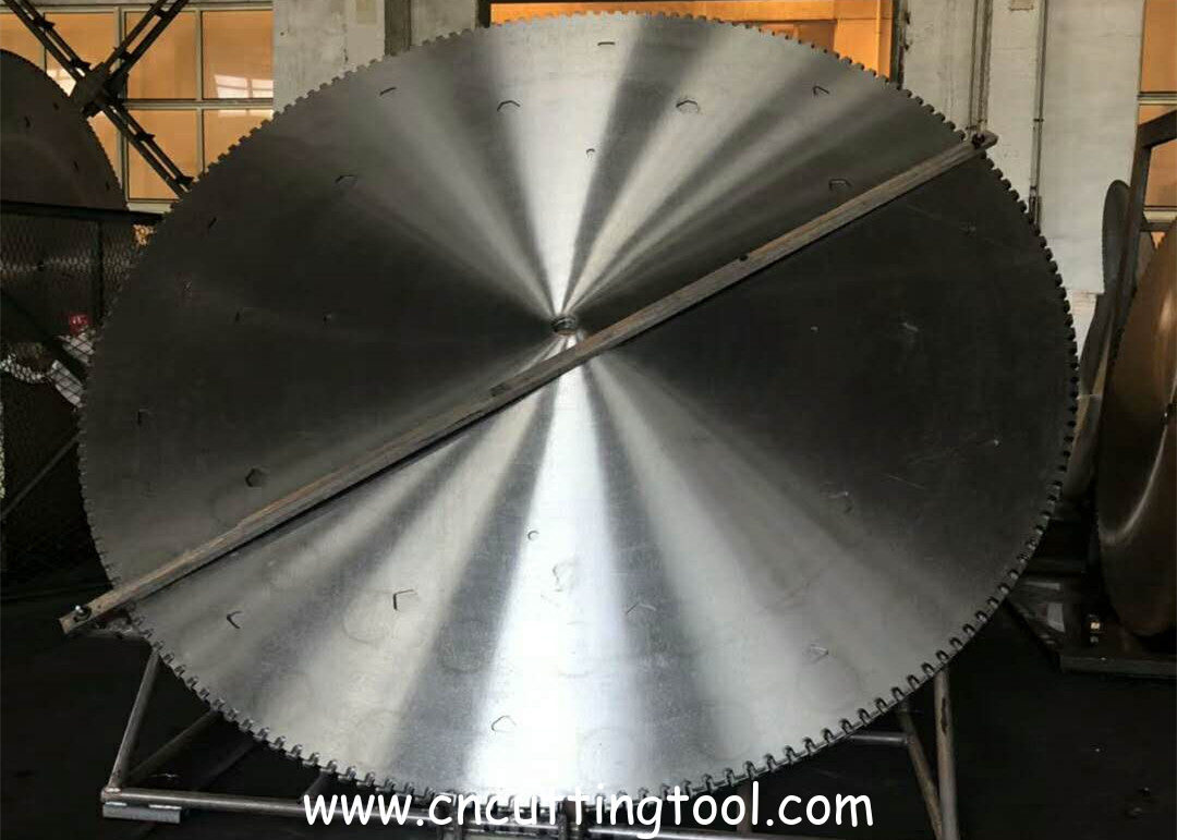 3000mm tempering steel 75Cr1 saw blanks for large stone gantry cutting