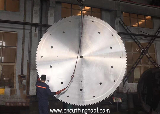 3500mm tempering steel 75Cr1 saw blanks for large stone gantry cutting